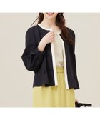 【エニィ スィス/any SiS】の【洗える】ハオレル ブラウス ネイビー|ID: prp329100004350443 ipo3291000000034452223