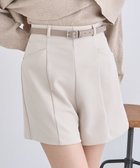 【アースミュージックアンドエコロジー/earth music&ecology】のベルト付きショートパンツ Light Beige|ID: prp329100004350460 ipo3291000000030381033