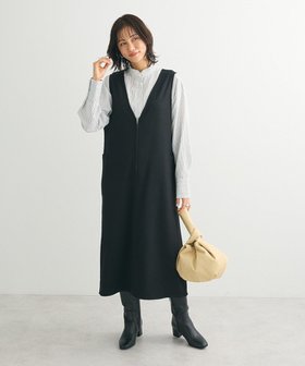 【グリーンパークス/Green Parks】の前後2WAYハーフZIPジャンパースカート 人気、トレンドファッション・服の通販 founy(ファニー) ファッション Fashion レディースファッション WOMEN スカート Skirt NEW・新作・新着・新入荷 New Arrivals インナー Inner トレンド Trend ハーフ Half ポケット Pocket 夏 Summer 春 Spring S/S・春夏 Ss・Spring/Summer |ID:prp329100004350610