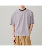 【アンフィーロ/UNFILO / MEN】のスマート ストレッチ ワイドTEE ピンクボーダー|ID:prp329100004350662