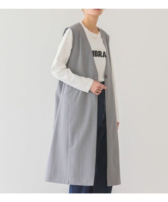 【アメリカンホリック/AMERICAN HOLIC】のVネックロングジレ インテリア・キッズ・メンズ・レディースファッション・服の通販 founy(ファニー) https://founy.com/ ファッション Fashion レディースファッション WOMEN アウター Coat Outerwear トップス・カットソー Tops/Tshirt ベスト/ジレ Gilets/Vests Vネック V-Neck スタイリッシュ Stylish スマート Smart ベスト Vest ロング Long 夏 Summer 春 Spring S/S・春夏 Ss・Spring/Summer |ID: prp329100004350732 ipo3291000000031810738