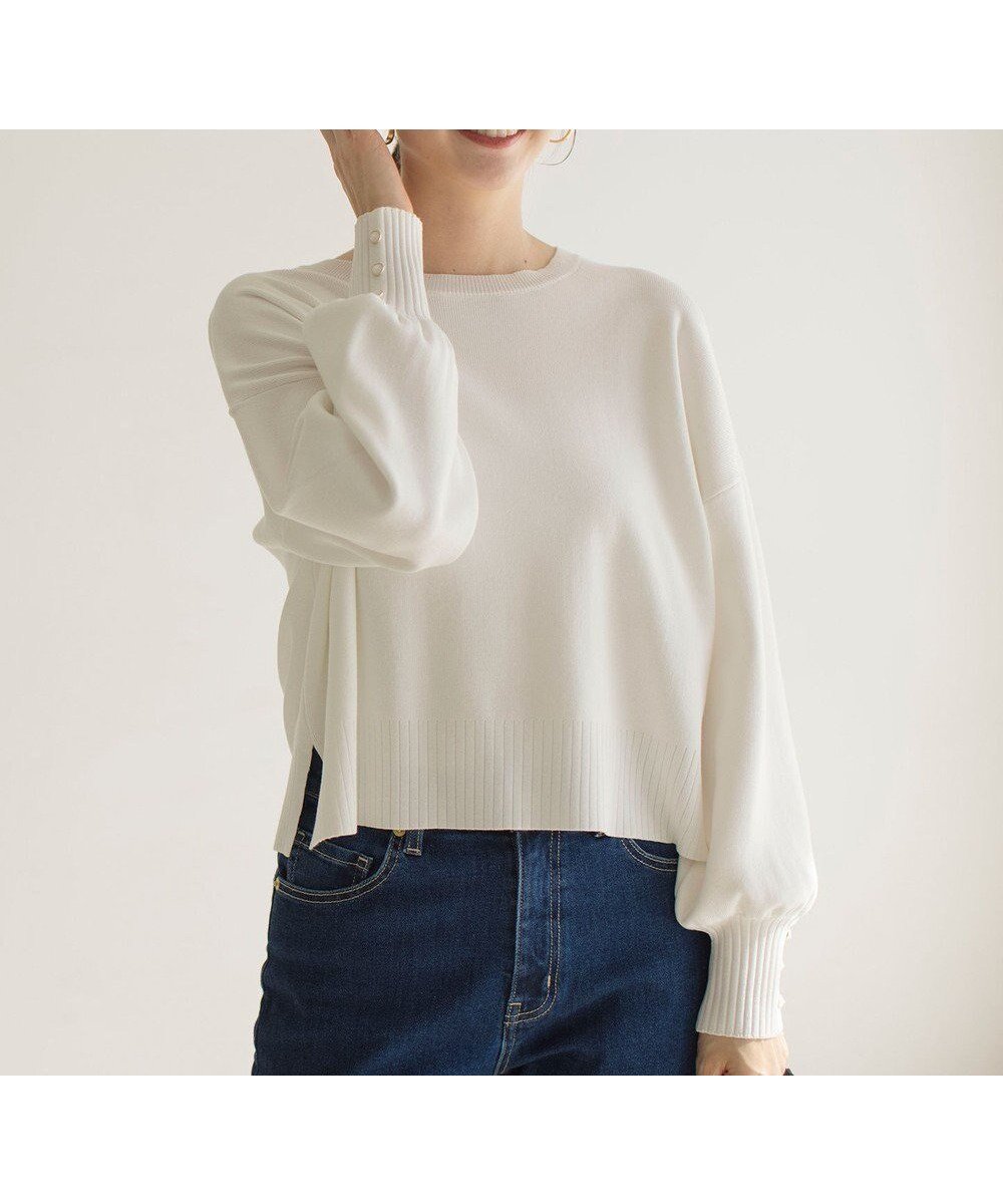 【エニィ スィス/any SiS】の【花粉対策】ドルマン ニット インテリア・キッズ・メンズ・レディースファッション・服の通販 founy(ファニー) 　ファッション　Fashion　レディースファッション　Fashion for Women　トップス・カットソー　Cut & Sew Tops　ニット　Knit Tops & Sweaters　ストレッチ　Stretch, Stretchy Fabric　スリット　Slit, Slit Detail　セーター　Sweater, Knitwear　フェミニン　Feminine, Girly　A/W・秋冬　Autumn/Winter　S/S・春夏　SS, Spring/Summer, Warm Season　おすすめ　Recommended / Our Picks　夏　Summer　新作・新入荷　New Arrivals / New In　オフ|ID: prp329100004350745 ipo3291000000034296181