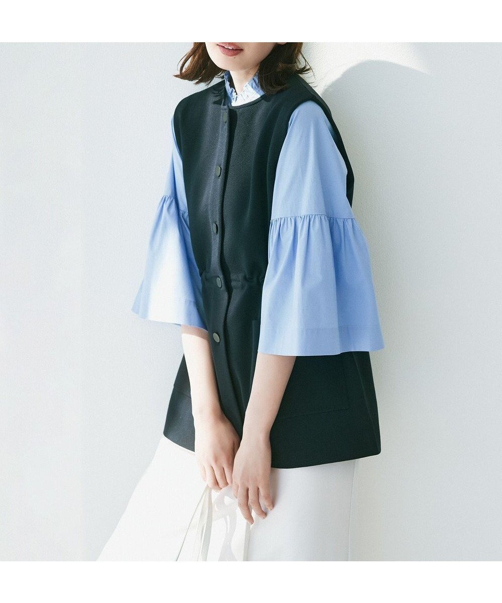 【アンフィーロ 自由区/UNFILO】の【洗える/軽量】フォルムニットジレ 人気、トレンドファッション・服の通販 founy(ファニー) 　ファッション　Fashion　レディースファッション　Ladies' Fashion Online　アウター　Coat Outerwear　トップス・カットソー　Tops/Tshirt　ニット　Knit Tops　ベスト/ジレ　Gilets/Vests　ウォッシャブル　Washable　シェイプ　Shape　ストレッチ　Stretch　セーター　Sweater　タンク　Tank　フォルム　Form　ボトム　Bottom　ミラノリブ　Milan Ribs　ロング　Long　夏　Summer　春　Spring　S/S・春夏　Ss・Spring/Summer　洗える　Washable　軽量　Lightweight　 other-1|ID: prp329100004352304 ipo3291000000032550784