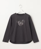 【フェルゥ/Feroux】の【洗える】メッセージプリント・ロングスリーブTシャツ グレー系|ID: prp329100004352331 ipo3291000000031976767