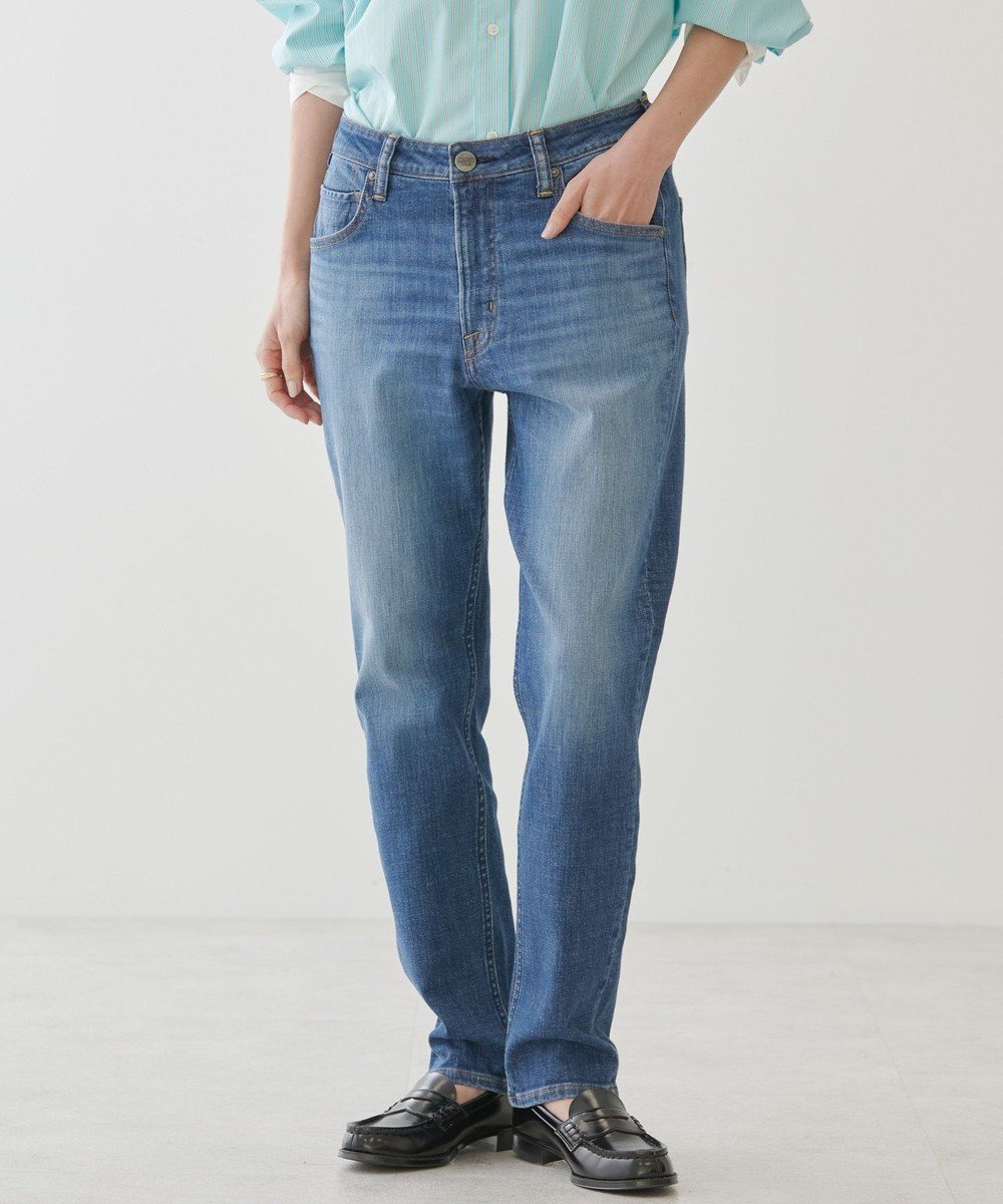 【アメリカンホリック/AMERICAN HOLIC】のテーパードデニム インテリア・キッズ・メンズ・レディースファッション・服の通販 founy(ファニー) 　ファッション　Fashion　レディースファッション　Fashion for Women　パンツ　Pants & Trousers　デニムパンツ・ジーンズ・美脚デニム　Denim Jeans & Pants　ウォッシュ　Washed Finish　春　Spring　スキニー　Skinny, Slim Fit　ストレッチ　Stretch, Stretchy Fabric　デニム　Denim, Jeans Material　ポケット　Pocket, Pocket Detail　S/S・春夏　SS, Spring/Summer, Warm Season　おすすめ　Recommended / Our Picks　夏　Summer　2025年　2025　2025春夏・S/S　Spring/Summer 2025 SS25　Medium Indigo|ID: prp329100004352333 ipo3291000000032547776