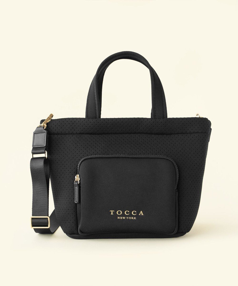 【トッカ/TOCCA】の【WEB&一部店舗限定】GOCCIA TOTE トートバッグ インテリア・キッズ・メンズ・レディースファッション・服の通販 founy(ファニー) 　ファッション　Fashion　レディースファッション　WOMEN　バッグ　Bag　アウトドア　Outdoor　クッション　Cushion　ジップ　Zip　スーツ　Suit　財布　Wallet　フェミニン　Feminine　フロント　Front　ポケット　Pocket　リゾート　Resort　NEW・新作・新着・新入荷　New Arrivals　おすすめ　Recommend　旅行　Travel　ビジネス 仕事 通勤　Business　ブラック系|ID: prp329100004352346 ipo3291000000030394498