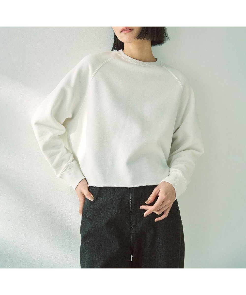 【アンフィーロ 自由区/UNFILO】の【ストレッチ/UVケア】クロップドスウェット 人気、トレンドファッション・服の通販 founy(ファニー) 　ファッション　Fashion　レディースファッション　Ladies' Fashion Online　トップス・カットソー　Tops/Tshirt　シャツ/ブラウス　Shirts/Blouses　パーカ　Sweats　ロング / Tシャツ　T-Shirts　スウェット　Sweat　カットソー　Cut and Sewn　春　Spring　洗える　Washable　カットソー　Cut And Sew　シンプル　Simple　スウェット　Sweat　ストレッチ　Stretch　フォルム　Form　S/S・春夏　Ss・Spring/Summer　再入荷　Restock/Back In Stock/Re Arrival　おすすめ　Recommend　夏　Summer　 other-1|ID: prp329100004352354 ipo3291000000032654455