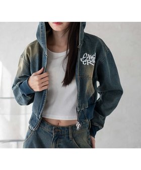 【ウィゴー/WEGO】のヴィンテージウォッシュショートフードブルゾン 人気、トレンドファッション・服の通販 founy(ファニー) ファッション Fashion レディースファッション WOMEN アウター Coat Outerwear ジャケット Jackets ブルゾン Blouson/Jackets デニムジャケット Denim Jackets ヴィンテージ Vintage 春 Spring 秋 Autumn/Fall カーゴパンツ Cargo Pants ショート Short ジャケット Jacket スマホ Smartphone セットアップ Set Up デニム Denim ブルゾン Blouson 冬 Winter S/S・春夏 Ss・Spring/Summer おすすめ Recommend 夏 Summer |ID:prp329100004353834