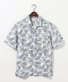 【ジョセフ アブード マウンテン/JOSEPH ABBOUD MOUNTAIN】の【通気性・腰ポケット付き】ジャングルリーフプリント 半袖シャツ ホワイト系6|ID: prp329100004355478 ipo3291000000032298140