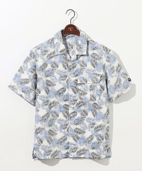 【ジョセフ アブード マウンテン/JOSEPH ABBOUD MOUNTAIN】の【通気性・腰ポケット付き】ジャングルリーフプリント 半袖シャツ 人気、トレンドファッション・服の通販 founy(ファニー) ファッション Fashion レディースファッション Ladies' Fashion Online トップス・カットソー Tops/Tshirt シャツ/ブラウス Shirts/Blouses おすすめ Recommend プリント Print ポケット Pocket リラックス Relax リーフ Leaf 半袖 Short Sleeve 吸水 Water Absorption 夏 Summer 春 Spring S/S・春夏 Ss・Spring/Summer 羽織 Haori |ID:prp329100004355478