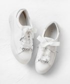 【トッカ/TOCCA】の【軽量・抗菌消臭・ビジュー取り外し可】BIJOUX SNEAKERS スニーカー 人気、トレンドファッション・服の通販 founy(ファニー) ファッション Fashion レディースファッション Fashion for Women 2025年 2025 2025春夏・S/S Spring/Summer 2025 SS25 クッション Cushion, Throw Pillow シルバー Silver, Metallic Silver シンプル Simple, Minimal スニーカー Sneakers, Trainers ビジュー Bijou, Jewel-like Accent リュクス Luxury, Elegant, High-End, Chic レース Lace, Lace Fabric ロマンティック Romantic, Feminine Style 厚底 Platform Shoes 夏 Summer 抗菌 Antibacterial, Bacteria-Resistant S/S・春夏 SS, Spring/Summer, Warm Season 軽量 Lightweight, Ultra Light thumbnail シルバー系|ID: prp329100004355484 ipo3291000000033834107