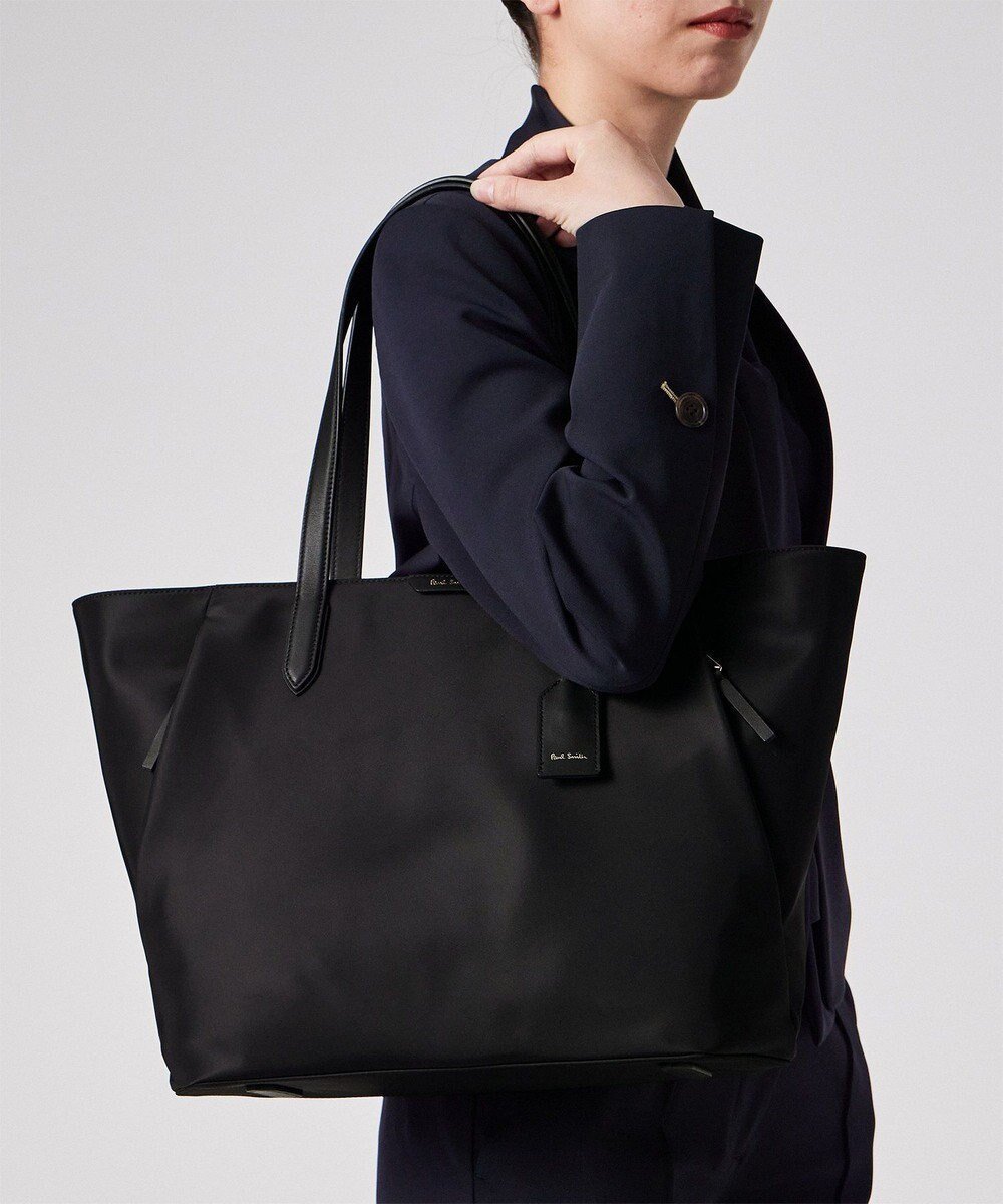 【ポール スミス/Paul Smith】のデイリー トートバッグ インテリア・キッズ・メンズ・レディースファッション・服の通販 founy(ファニー) 　ファッション　Fashion　レディースファッション　Fashion for Women　バッグ　Bags　シンプル　Simple, Minimal　ポケット　Pocket, Pocket Detail　ライニング　Inner Lining, Inner Fabric, Lined　ビジネス 仕事 通勤　Business / Work / Commuting　ブラック|ID: prp329100004355496 ipo3291000000033076659