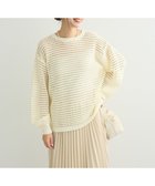 【グリーンパークス/Green Parks】のメッシュニットチュニック Ivory|ID: prp329100004355507 ipo3291000000032670705