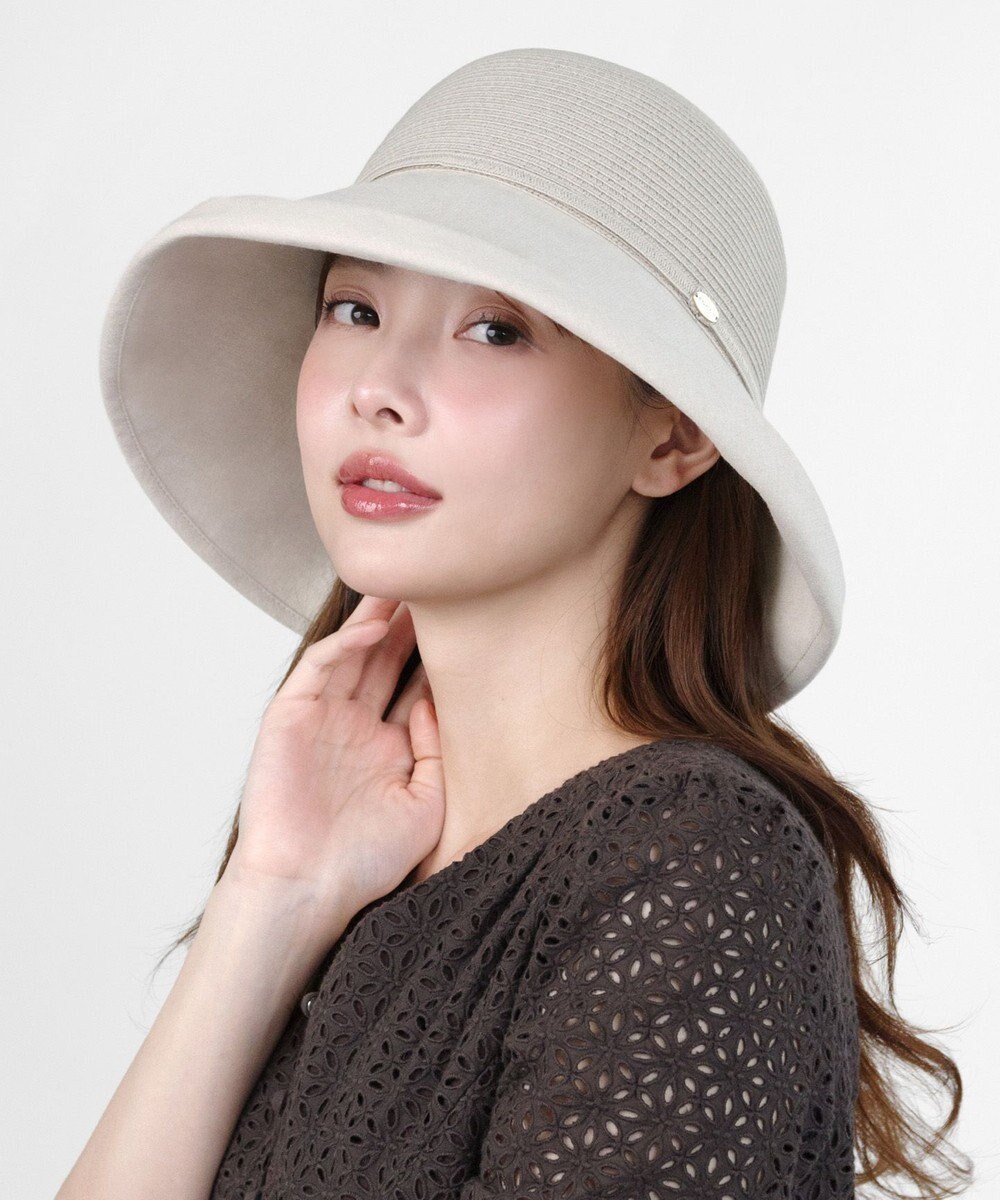 【トッカ/TOCCA】の【UV99%以上カット・吸水速乾・抗菌防臭・洗える・サイズ調整可】BRAID COMBI HAT ハット インテリア・キッズ・メンズ・レディースファッション・服の通販 founy(ファニー)  ファッション Fashion レディースファッション Fashion for Women キャップ&ハット Hats & Caps 洗える Machine Washable 吸水 Absorbent, Quick-Dry 抗菌 Antibacterial, Bacteria-Resistant サマー Summer, Summer Style フェミニン Feminine, Girly ブレード Braid, Decorative Trim 帽子 Hat, Headwear ラップ Wrap, Wrap Design リボン Ribbon, Bow S/S・春夏 SS, Spring/Summer, Warm Season 夏 Summer エレガント 上品 Elegant 2025年 2025 2025春夏・S/S Spring/Summer 2025 SS25 ベージュ系|ID: prp329100004357213 ipo3291000000034337730