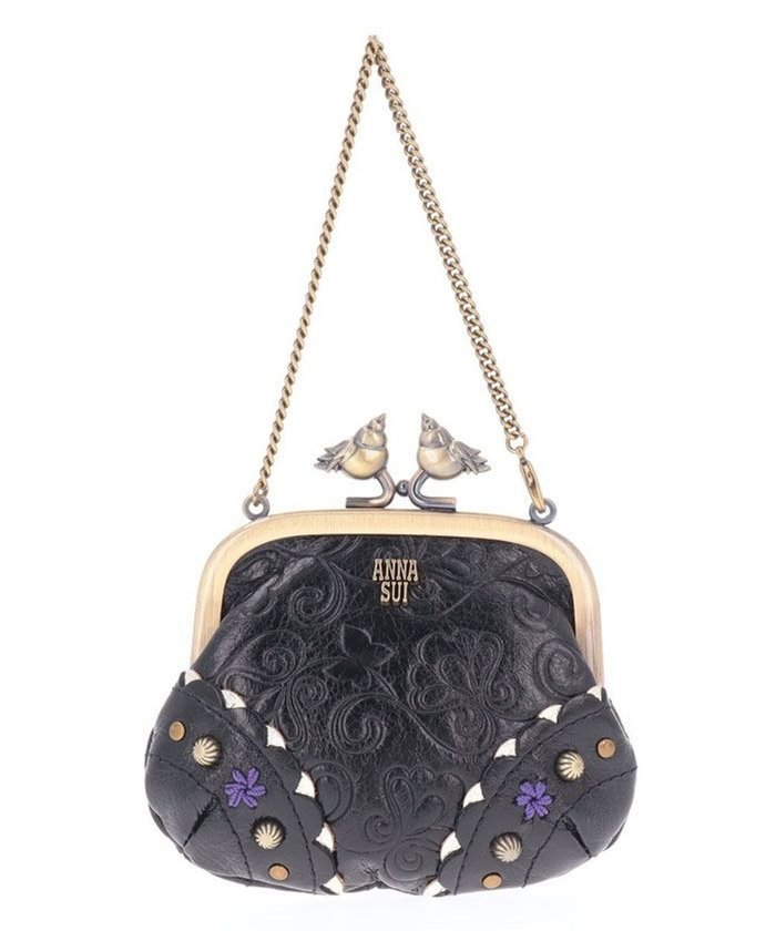 【アナスイ/ANNA SUI】のリトルバード 口金小銭入れ インテリア・キッズ・メンズ・レディースファッション・服の通販 founy(ファニー) https://founy.com/ ファッション Fashion レディースファッション WOMEN 財布 Wallets スタッズ Studs 財布 Wallet |ID: prp329100004357280 ipo3291000000030450556