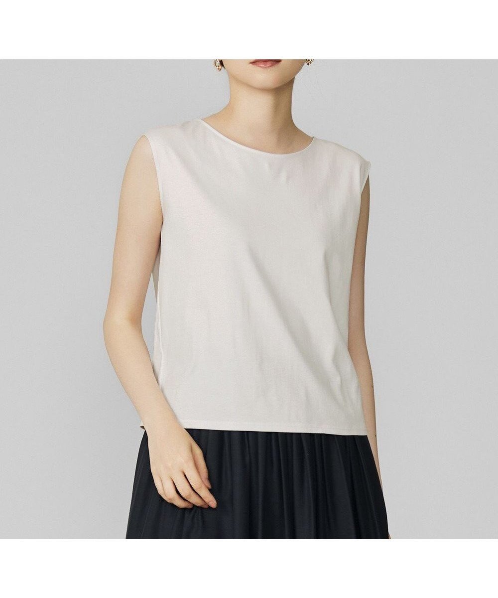 【自由区/JIYU-KU】の【洗える】スーピマスムース タンクトップ 人気、トレンドファッション・服の通販 founy(ファニー) 　ファッション　Fashion　レディースファッション　Fashion for Women　トップス・カットソー　Cut & Sew Tops　おすすめ　Recommended / Our Picks　インナー　Innerwear　シアー　Sheer, See-Through　タンク　Tank Top, Sleeveless Top　ノースリーブ　Sleeveless, No-Sleeve　ベーシック　Basic, Essential　エレガント 上品　Elegant　夏　Summer　春　Spring　S/S・春夏　SS, Spring/Summer, Warm Season　洗える　Machine Washable　 other-1|ID: prp329100004357413 ipo3291000000033690255