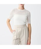 【アンクレイヴ/uncrave】の【接触冷感・手洗い可】ラスターシアーニット ワイドリブトップス オフ|ID: prp329100004357423 ipo3291000000031975664