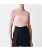 【アンクレイヴ/uncrave】の【接触冷感・手洗い可】ラスターシアーニット ワイドリブトップス ピンク|ID: prp329100004357423 ipo3291000000031975665
