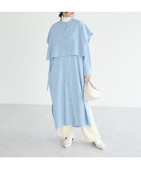 【クラフトスタンダードブティック/CRAFT STANDARD BOUTIQUE】 レイヤード風シャツワンピース人気、トレンドファッション・服の通販 founy(ファニー) ファッション Fashion レディースファッション WOMEN ワンピース Dress シャツワンピース Shirt Dresses 夏 Summer 春 Spring S/S・春夏 Ss・Spring/Summer |ID:prp329100004357448