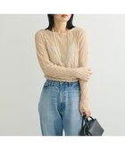 【グリーンパークス/Green Parks】のパネルラインレースカットプルオーバー Light Beige|ID: prp329100004357456 ipo3291000000032187660