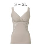 【ブラデリス ニューヨーク/BRADELIS New York】の【BRADELIS NewYork peace】綿混キャッチャーカップレースブラキャミ24 ノンワイヤー 補正 下着 ボディスーツ カップ付き ブラトップ トープ|ID: prp329100004357472 ipo3291000000033490915