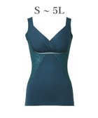 【ブラデリス ニューヨーク/BRADELIS New York】の【BRADELIS NewYork peace】綿混キャッチャーカップレースブラキャミ24 ノンワイヤー 補正 下着 ボディスーツ カップ付き ブラトップ アンティークブルー|ID: prp329100004357472 ipo3291000000033490923