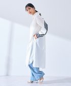 【イェッカ ヴェッカ/YECCA VECCA】のリブMIXシャツワンピース Off White|ID: prp329100004357492 ipo3291000000030451776