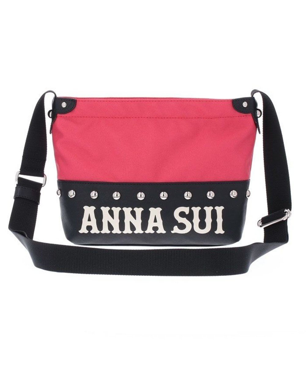 【アナスイ/ANNA SUI】のハングアウト ミニショルダー インテリア・キッズ・メンズ・レディースファッション・服の通販 founy(ファニー) 　ファッション　Fashion　レディースファッション　WOMEN　アウトドア　Outdoor　ウエスタン　Western　キャンバス　Canvas　ショルダー　Shoulder　シンプル　Simple　スタッズ　Studs　トレンド　Trend　旅行　Travel　ピンク|ID: prp329100004358470 ipo3291000000030463060