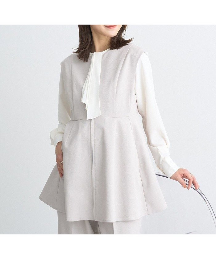 【アースミュージックアンドエコロジー/earth music&ecology】のペプラムジップジレ インテリア・キッズ・メンズ・レディースファッション・服の通販 founy(ファニー) https://founy.com/ ファッション Fashion レディースファッション WOMEN アウター Coat Outerwear ジャケット Jackets インナー Inner ジャケット Jacket ツイル Twill トレンド Trend ペプラム Peplum ポケット Pocket |ID: prp329100004358501 ipo3291000000031663621