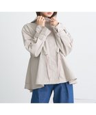 【アースミュージックアンドエコロジー/earth music&ecology】のドロストペプラムマウンテンパーカー Gray Beige|ID:prp329100004358502