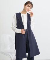 【アースミュージックアンドエコロジー/earth music&ecology】のミドル丈ジレ 人気、トレンドファッション・服の通販 founy(ファニー) ファッション Fashion レディースファッション Fashion for Women アウター Coat / Outerwear Collection レディースジャケット・軽アウター Jackets ジャケット Jacket, Outerwear ポケット Pocket, Pocket Detail ミドル Middle Length, Mid Height モダン Modern, Contemporary 再入荷 Restock / Back in Stock 夏 Summer 春 Spring S/S・春夏 SS, Spring/Summer, Warm Season |ID:prp329100004358504