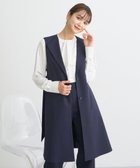 【アースミュージックアンドエコロジー/earth music&ecology】のミドル丈ジレ 人気、トレンドファッション・服の通販 founy(ファニー) ファッション Fashion レディースファッション Fashion for Women アウター Coat / Outerwear Collection レディースジャケット・軽アウター Jackets ジャケット Jacket, Outerwear ポケット Pocket, Pocket Detail ミドル Middle Length, Mid Height モダン Modern, Contemporary 再入荷 Restock / Back in Stock 夏 Summer 春 Spring S/S・春夏 SS, Spring/Summer, Warm Season thumbnail Navy|ID: prp329100004358504 ipo3291000000032352782