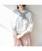 【組曲/KUMIKYOKU】の【接触冷感・UVカット】フラワーメタルドルマン ニット 人気、トレンドファッション・服の通販 founy(ファニー) ファッション Fashion レディースファッション Fashion for Women トップス・カットソー Cut & Sew Tops ニット Knit Tops & Sweaters インナー Innerwear 春 Spring カフス Cuff Design カーディガン Cardigan, Knitwear コンパクト Compact, Small Size ショート Short, Short Length ショール Shawl, Wrap ストレッチ Stretch, Stretchy Fabric ストーン Stone, Gem-Like スリット Slit, Slit Detail スリーブ Sleeve, Long Sleeve / Short Sleeve セーター Sweater, Knitwear ドット Polka Dot, Dot Pattern ボトム Bottoms, Lower Wear メタル Metal, Metal Parts ロング Long, Long-Length S/S・春夏 SS, Spring/Summer, Warm Season 夏 Summer エレガント 上品 Elegant thumbnail アイボリー系|ID: prp329100004358513 ipo3291000000033585436