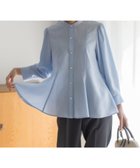 【組曲/KUMIKYOKU】のリヨセルシャーティングペプラム ブラウス 人気、トレンドファッション・服の通販 founy(ファニー) ファッション Fashion レディースファッション Fashion for Women トップス・カットソー Cut & Sew Tops シャツ・ブラウス・オフィスカジュアル Elegant Blouses & Button-Ups エレガント 上品 Elegant 春 Spring ストライプ Stripe, Striped Pattern ドレープ Drape, Draping Fabric フレア Flare, Flared ペプラム Peplum, Flared Hem ボトム Bottoms, Lower Wear 羽織 Haori, Light Jacket 無地 Plain, Solid Color リラックス Relax, Relaxed Fit ロング Long, Long-Length S/S・春夏 SS, Spring/Summer, Warm Season 夏 Summer thumbnail サックスブルーストライプ系1|ID: prp329100004358517 ipo3291000000033621205