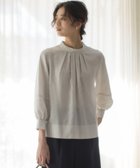 【組曲/KUMIKYOKU】のリヨセルシャーティングハイネック ブラウス 人気、トレンドファッション・服の通販 founy(ファニー) ファッション Fashion レディースファッション Fashion for Women トップス・カットソー Cut & Sew Tops シャツ・ブラウス・オフィスカジュアル Elegant Blouses & Button-Ups エレガント 上品 Elegant 春 Spring ストライプ Stripe, Striped Pattern スリーブ Sleeve, Long Sleeve / Short Sleeve ドレープ Drape, Draping Fabric ハイネック High Neck, Mock Neck ボーダー Border, Stripe 無地 Plain, Solid Color リラックス Relax, Relaxed Fit S/S・春夏 SS, Spring/Summer, Warm Season 夏 Summer thumbnail ベージュストライプ系1|ID: prp329100004358518 ipo3291000000033641005