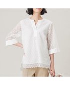 【自由区/JIYU-KU】の【洗える】ジオメトリックフラワーレースプルオーバー ブラウス 人気、トレンドファッション・服の通販 founy(ファニー) ファッション Fashion レディースファッション Fashion for Women トップス・カットソー Cut & Sew Tops シャツ・ブラウス・オフィスカジュアル Elegant Blouses & Button-Ups カジュアルプルオーバー・ニットトップス Pullovers & Knit Tops / Casual Pullovers アンティーク Antique-Inspired エレガント 上品 Elegant 春 Spring 洗える Machine Washable カフス Cuff Design サークル Circle, Round Design シンプル Simple, Minimal スカラップ Scallop, Scalloped Edge 透かし Cut-Out, Lacework 人気 Popular, Best Seller ビンテージ Vintage, Retro Style フラワー Flower, Floral ブロッキング Color Blocking, Panel Design ボトム Bottoms, Lower Wear 無地 Plain, Solid Color レース Lace, Lace Fabric ロンドン London Style, British Inspired S/S・春夏 SS, Spring/Summer, Warm Season 夏 Summer thumbnail オフ|ID: prp329100004358522 ipo3291000000033818523