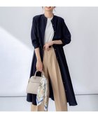 【組曲/KUMIKYOKU】のリヨセルシャーティング ワンピース 人気、トレンドファッション・服の通販 founy(ファニー) ファッション Fashion レディースファッション Fashion for Women ワンピース Dresses シャツワンピース / 1枚で着映えコーデ Shirt Dresses アンダー Underwear Essentials エレガント 上品 Elegant 春 Spring ストライプ Stripe, Striped Pattern スリット Slit, Slit Detail ティアードワンピース Tiered Dress, Flared Dress ドレープ Drape, Draping Fabric フリル Frill, Ruffle ペプラム Peplum, Flared Hem ポケット Pocket, Pocket Detail 羽織 Haori, Light Jacket 無地 Plain, Solid Color ランダム Random, Irregular リラックス Relax, Relaxed Fit S/S・春夏 SS, Spring/Summer, Warm Season 夏 Summer thumbnail ネイビー系|ID: prp329100004358524 ipo3291000000033582279