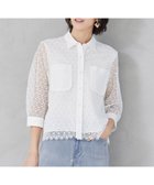 【自由区/JIYU-KU】の【ドラマ「明日はもっと いい日になる」着用】【洗える】ジオメトリックフラワーレースクロップド丈シャツ ブラウス 人気、トレンドファッション・服の通販 founy(ファニー) ファッション Fashion レディースファッション Fashion for Women トップス・カットソー Cut & Sew Tops シャツ・ブラウス・オフィスカジュアル Elegant Blouses & Button-Ups アンティーク Antique-Inspired エレガント 上品 Elegant 春 Spring 洗える Machine Washable カフス Cuff Design クロップド Cropped, Short Length サークル Circle, Round Design シンプル Simple, Minimal スカラップ Scallop, Scalloped Edge 透かし Cut-Out, Lacework トレンド Trend, Trending Now 人気 Popular, Best Seller バランス Balance, Style Balance ビンテージ Vintage, Retro Style フラワー Flower, Floral ブロッキング Color Blocking, Panel Design ボトム Bottoms, Lower Wear ポケット Pocket, Pocket Detail 無地 Plain, Solid Color レース Lace, Lace Fabric ロンドン London Style, British Inspired S/S・春夏 SS, Spring/Summer, Warm Season 夏 Summer thumbnail オフ|ID: prp329100004358526 ipo3291000000033349694