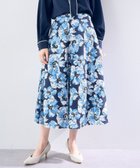 【イェッカ ヴェッカ/YECCA VECCA】の大花柄フレアスカート Navy|ID: prp329100004358534 ipo3291000000030463328