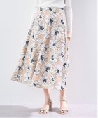 【イェッカ ヴェッカ/YECCA VECCA】の大花柄フレアスカート Beige|ID: prp329100004358534 ipo3291000000031970360