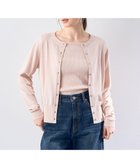 【イェッカ ヴェッカ/YECCA VECCA】のラメ混クルーネックカーディガン Pink|ID: prp329100004358549 ipo3291000000030463428