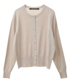 【イェッカ ヴェッカ/YECCA VECCA】のラメ混クルーネックカーディガン Light Beige|ID: prp329100004358549 ipo3291000000030463434