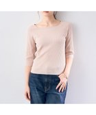 【イェッカ ヴェッカ/YECCA VECCA】のラメ混スクエアネックリブニット Pink|ID: prp329100004358550 ipo3291000000030463454