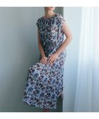 【イェッカ ヴェッカ/YECCA VECCA】のフラワー柄プリーツワンピース Ivory|ID: prp329100004358559 ipo3291000000031893805