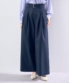 【イェッカ ヴェッカ/YECCA VECCA】のハイウエストベルトデザインタックワイドパンツ Navy|ID: prp329100004358561 ipo3291000000030463519