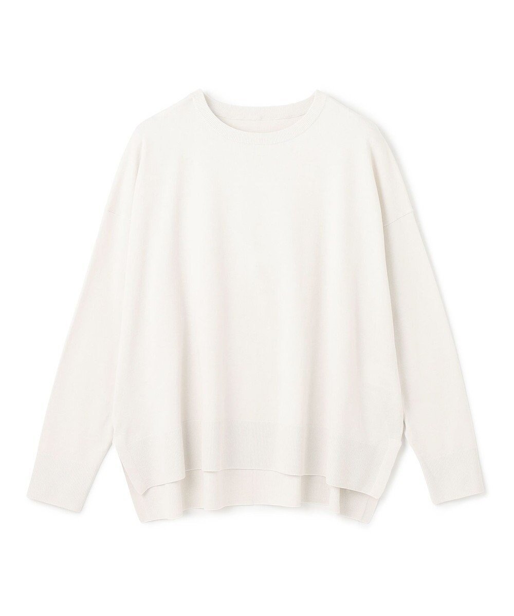 【アンフィーロ 自由区/UNFILO】のマイビューティ クルーネック ニット インテリア・キッズ・メンズ・レディースファッション・服の通販 founy(ファニー) ファッション Fashion レディースファッション Fashion for Women トップス・カットソー Cut & Sew Tops ニット Knit Tops & Sweaters ウォッシャブル Machine Washable 春 Spring 抗菌 Antibacterial, Bacteria-Resistant スリット Slit, Slit Detail セーター Sweater, Knitwear ツイスト Tweed, Tweed Fabric ヘムライン Hemline, Bottom Cut ボトム Bottoms, Lower Wear ワイド Wide, Wide Fit S/S・春夏 SS, Spring/Summer, Warm Season 夏 Summer 2025年 2025 2025春夏・S/S Spring/Summer 2025 SS25 グレージュ|ID: prp329100004358618 ipo3291000000033207192