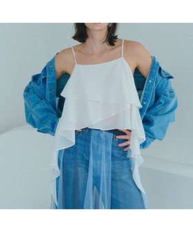 【イェッカ ヴェッカ/YECCA VECCA】 アシメラッフルオーバーキャミ人気、トレンドファッション・服の通販 founy(ファニー) ファッション Fashion レディースファッション WOMEN トップス・カットソー Tops/Tshirt キャミソール / ノースリーブ No Sleeves NEW・新作・新着・新入荷 New Arrivals おすすめ Recommend キャミソール Camisole シフォン Chiffon シンプル Simple フェミニン Feminine ポケット Pocket ラップ Wrap エレガント 上品 Elegant 夏 Summer 春 Spring S/S・春夏 Ss・Spring/Summer |ID:prp329100004358648