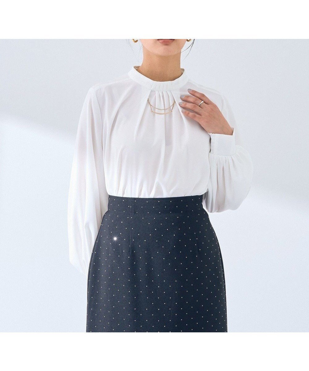【イェッカ ヴェッカ/YECCA VECCA】のアクセサリー付きブラウス 人気、トレンドファッション・服の通販 founy(ファニー) 　ファッション　Fashion　レディースファッション　WOMEN　トップス・カットソー　Tops/Tshirt　シャツ/ブラウス　Shirts/Blouses　おすすめ　Recommend　アクセサリー　Accessories　インナー　Inner　シンプル　Simple　ジャケット　Jacket　フロント　Front　ポケット　Pocket　メタル　Metal　エレガント 上品　Elegant　夏　Summer　春　Spring　S/S・春夏　Ss・Spring/Summer　 other-1|ID: prp329100004358664 ipo3291000000031976443