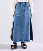 【イェッカ ヴェッカ/YECCA VECCA】の素材MIXメタルラインデニムスカート Indigo|ID: prp329100004358673 ipo3291000000030464417