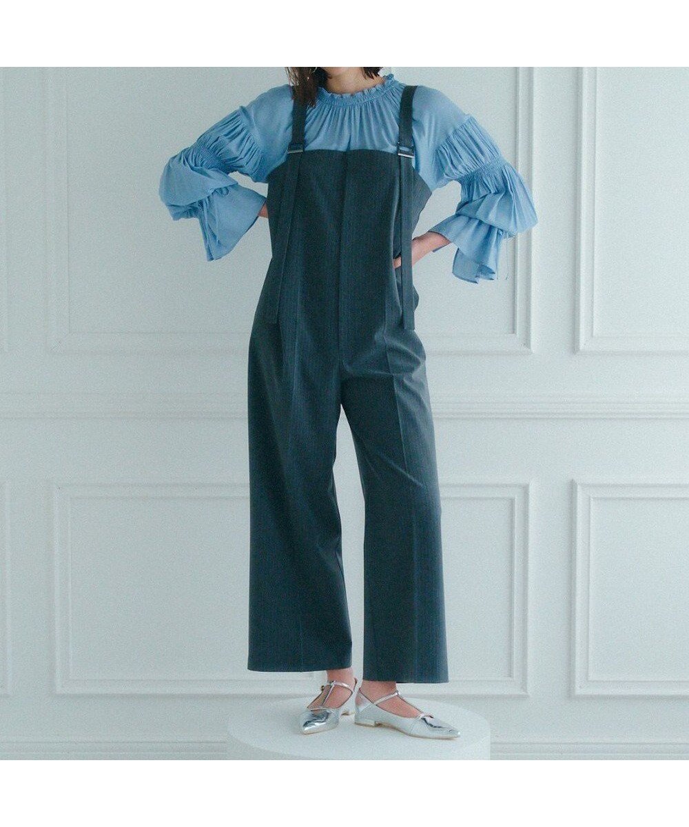 【イェッカ ヴェッカ/YECCA VECCA】のサロペット インテリア・キッズ・メンズ・レディースファッション・服の通販 founy(ファニー) 　ファッション　Fashion　レディースファッション　WOMEN　ワンピース　Dress　オールインワン ワンピース　All In One Dress　サロペット　Salopette　インナー　Inner　サロペット　Overalls　ストレッチ　Stretch　センター　Center　ポケット　Pocket　マニッシュ　Mannish　夏　Summer　春　Spring　S/S・春夏　Ss・Spring/Summer　Gray|ID: prp329100004358675 ipo3291000000031686682